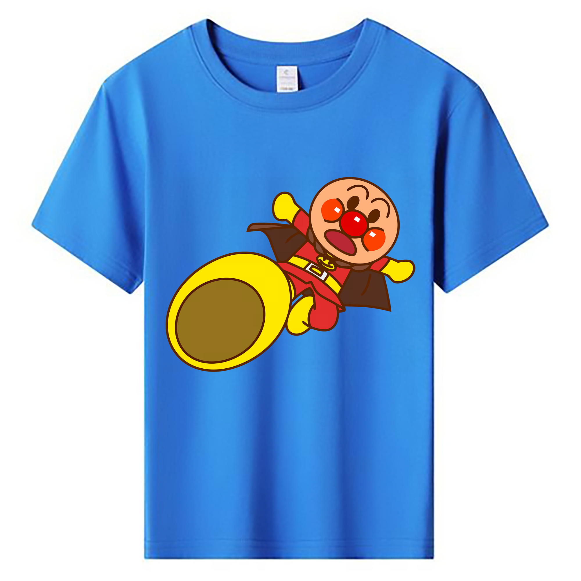 （画像用） アンパンマン Anpanman 綿100％キッズTシャツ（フロントプリント）